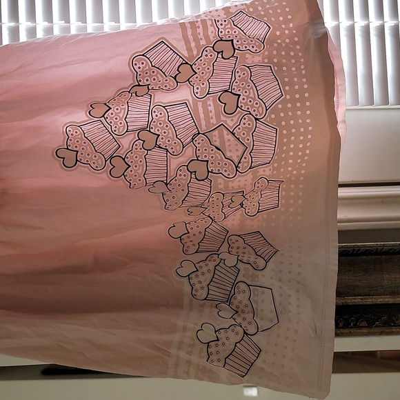 Retro Baby Pink Strapless Cupcake Dress - Picture 3 of 5